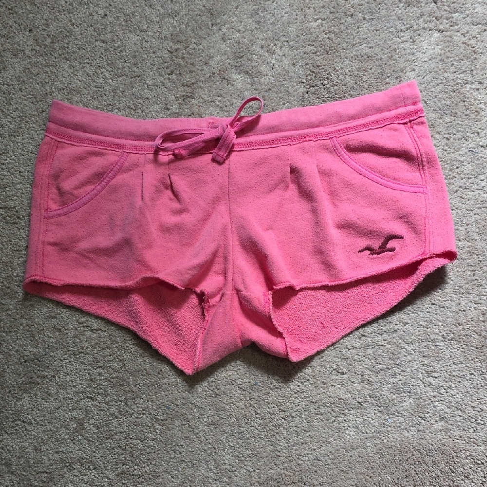 Hollister Pink Cotton Shorts